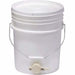 5-gallon food-grade honey bucket with scissor gate and tear-tab lid