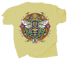 Queen Bee Hex Design T-Shirt | Blythewood Bee Co.