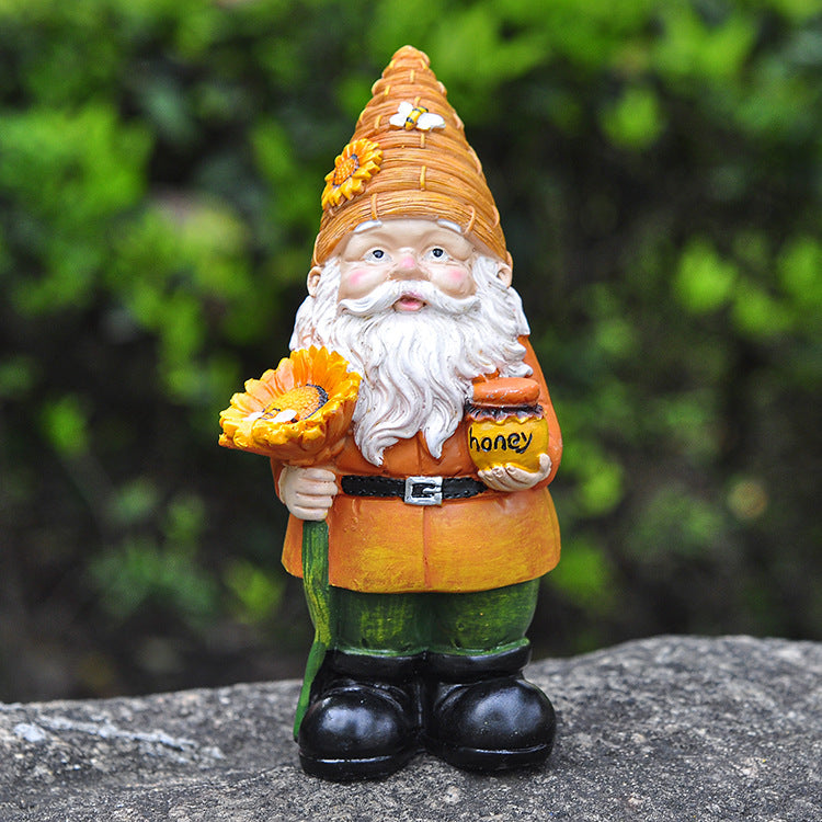 The Garden Gnome with Honey Pot | Beekeeping Garden Gnome