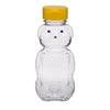 8oz Honey Bear With Flip Top Lid - Double Label Panel