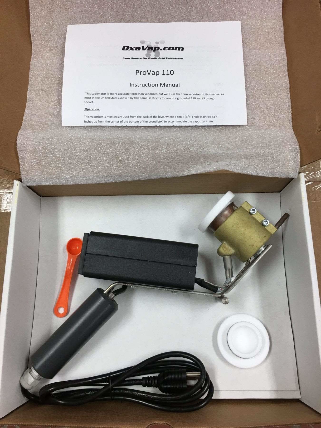ProVap 110 Oxalic Acid Vaporizer for Varroa Mites Blythewood Bee Company ProVap 110 Oxalic Acid Vaporizer for Varroa Mites Blythewood Bee Company