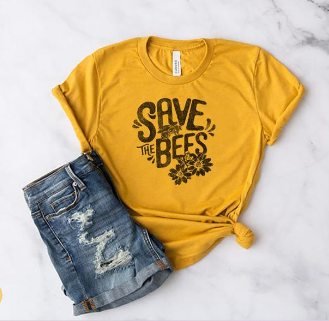 Save The Bees T Shirt | 100% Cotton