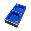 Ceracell 5 frame top feeder with wooden rim and two plastic tubs for nuc box