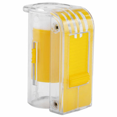 One-handed bee queen catcher with built-in safety stop