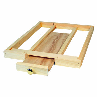 Para-Moth crystal drawer, pull-out storage tray that sits atop 10-frame supers