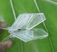 Clear plastic queen clip with slotted breathable sides