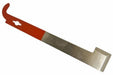 Red-handle J-hook hive tool full length