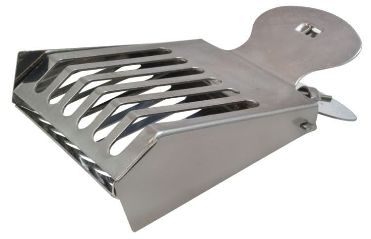 Stainless steel queen bee clip for catching and holding a queen