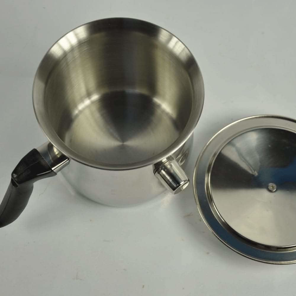 Stainless steel double-wall wax melting pot for candle and foundation making