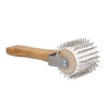 Uncapping punch roller with metal needles for opening capped honeycomb